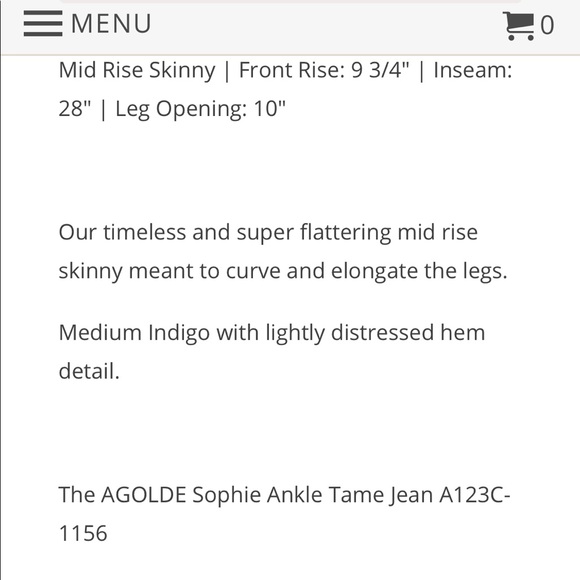 Agolde mid-rise skinny jeans - Picture 8 of 8